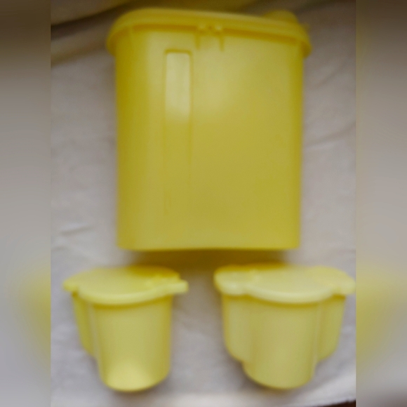 Tupperware Other - Vintage Tupperware Yellow sugar, creamer, and pitcher